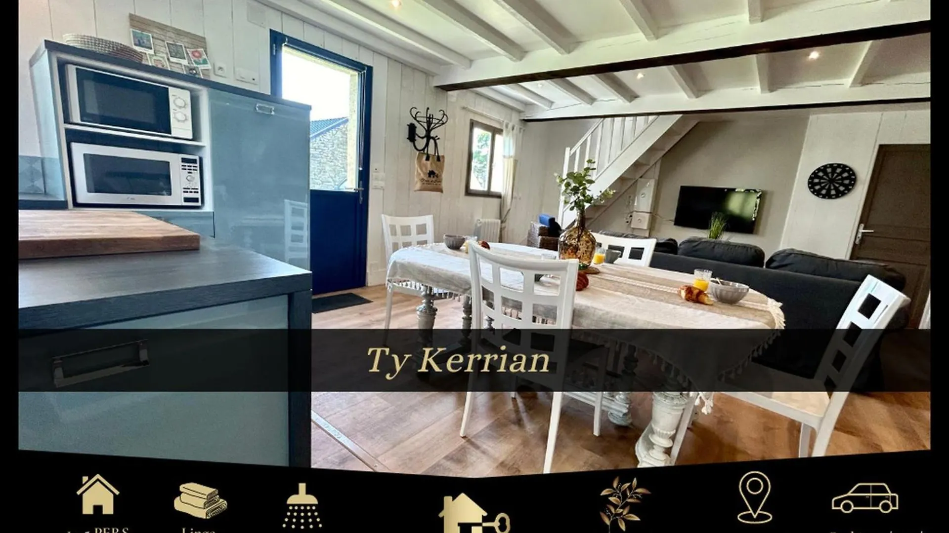 Ty Kerrian, Maison Avec Jardin A La Campagne Locunole